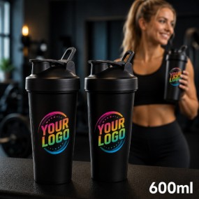 Protein Shaker 600ml mit Firmenlogo | Individuell bedru...